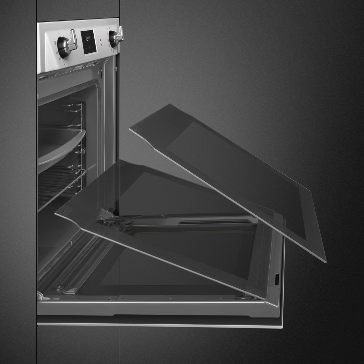 Horno multifunción Smeg, Pirolítico, Inox - SOP6900TX Acero Inox-7