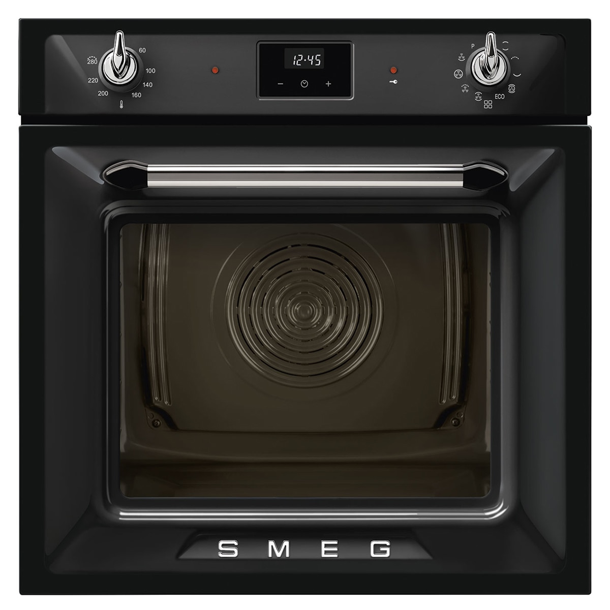 Smeg – Horno multifunción Smeg, Pirolítico, Negro – SOP6900TN.