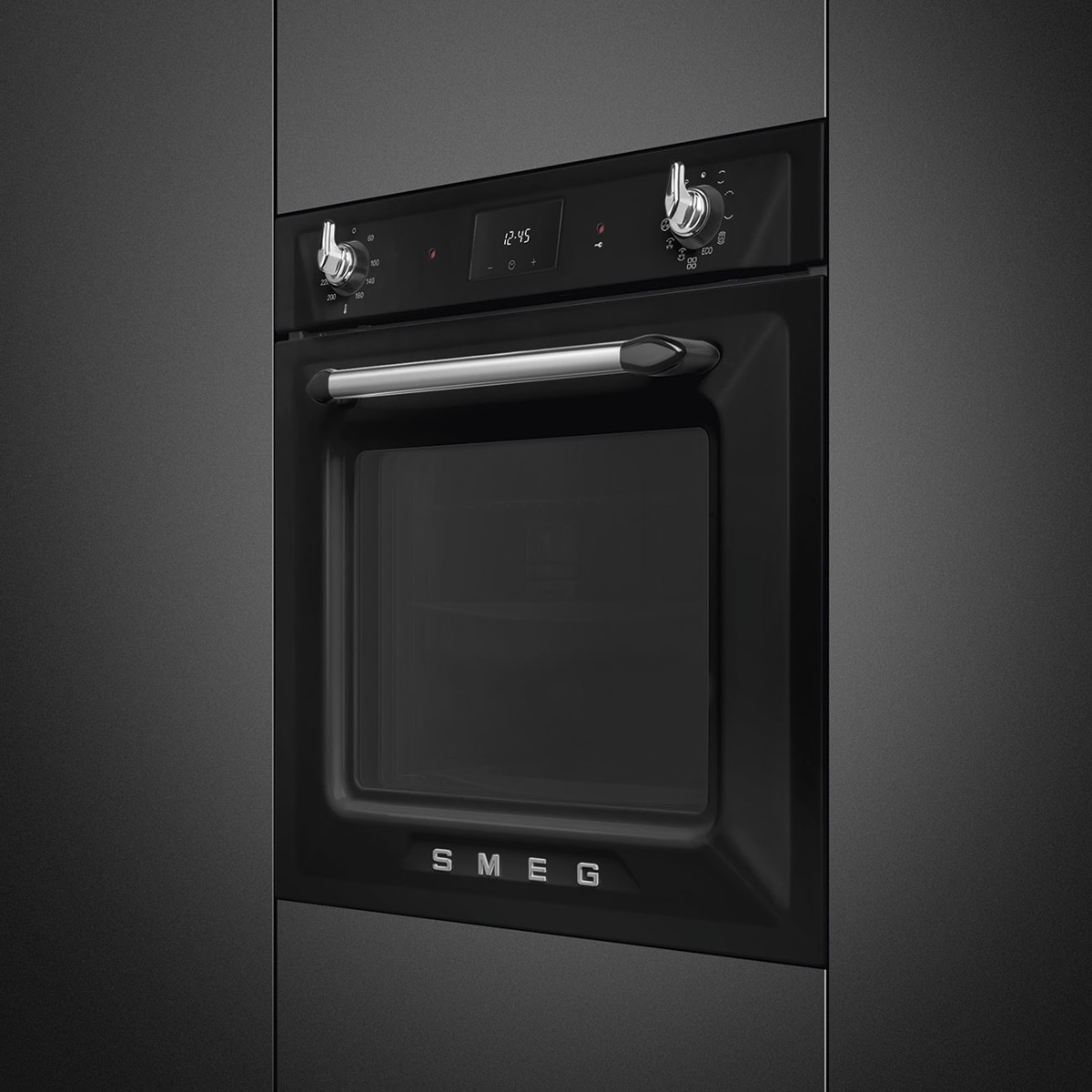 Horno multifunción Smeg, Pirolítico, Negro - SOP6900TN Negro-7