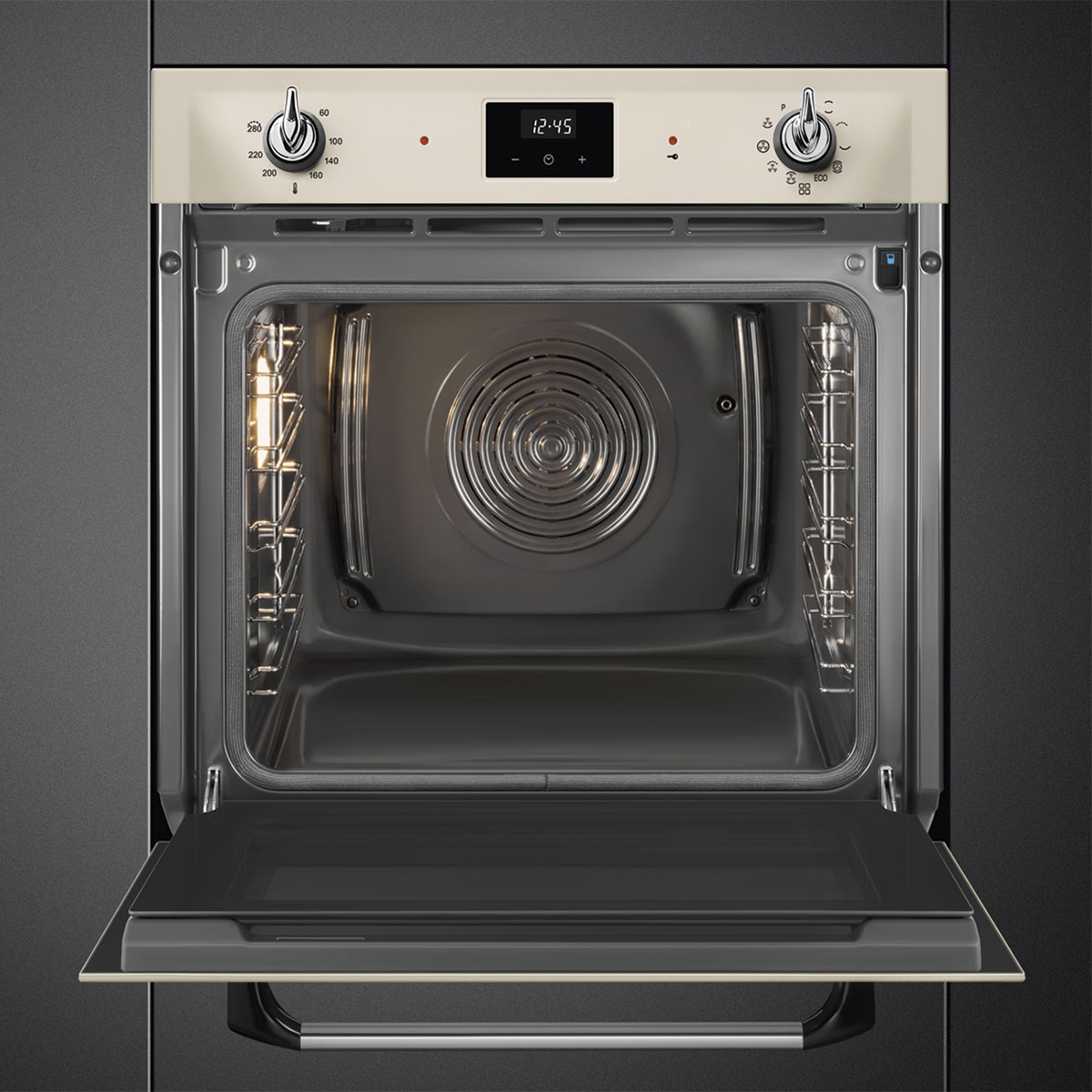 Horno multifunción Smeg, Pirolítico, Crema - SOP6900TP Crema-9