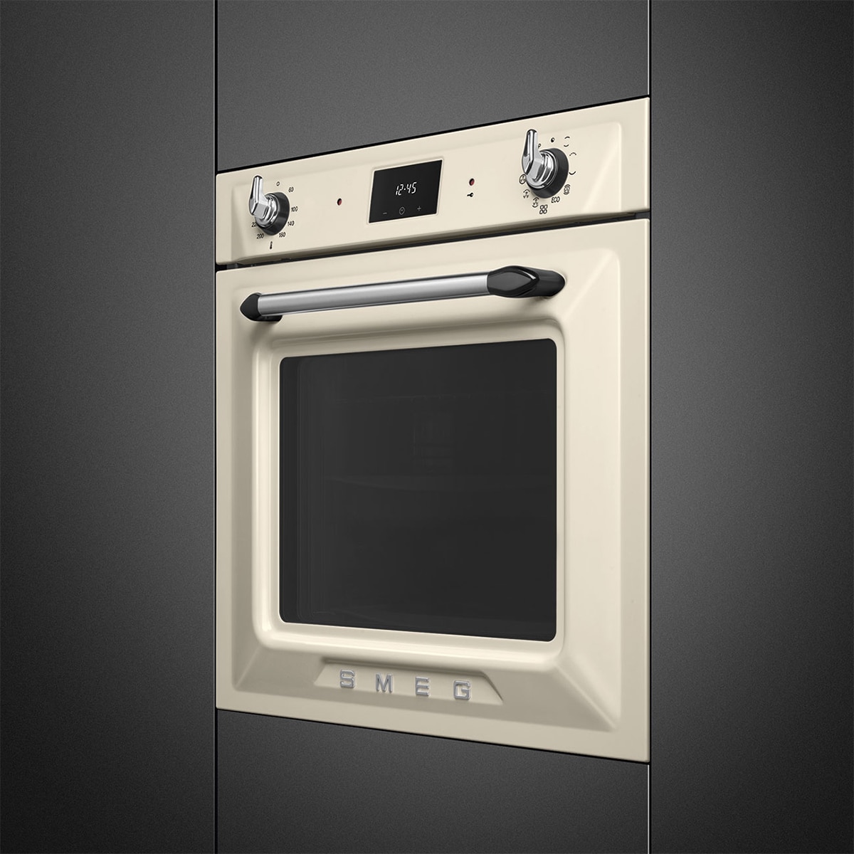 Horno multifunción Smeg, Pirolítico, Crema - SOP6900TP Crema-11