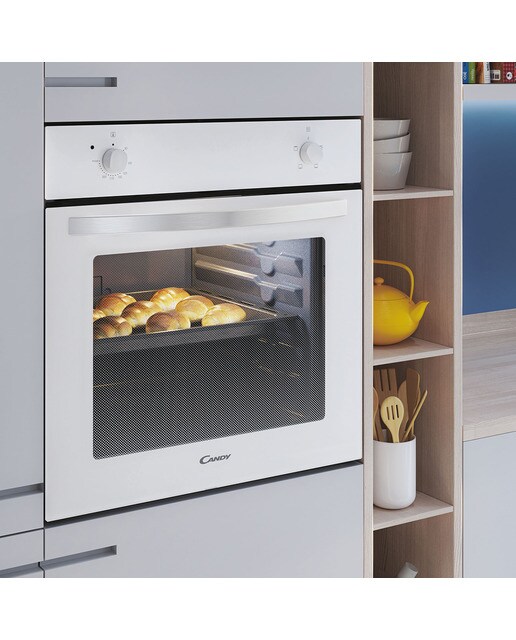 Horno convencional Candy con 4 funciones - FIDC B100 Blanco-4