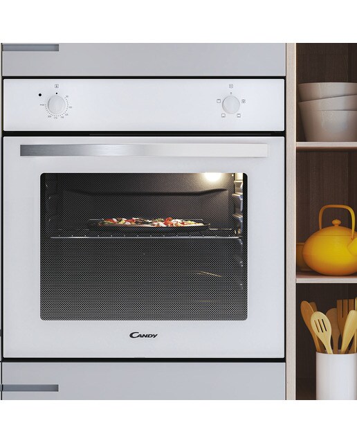 Horno convencional Candy con 4 funciones - FIDC B100 Blanco-5