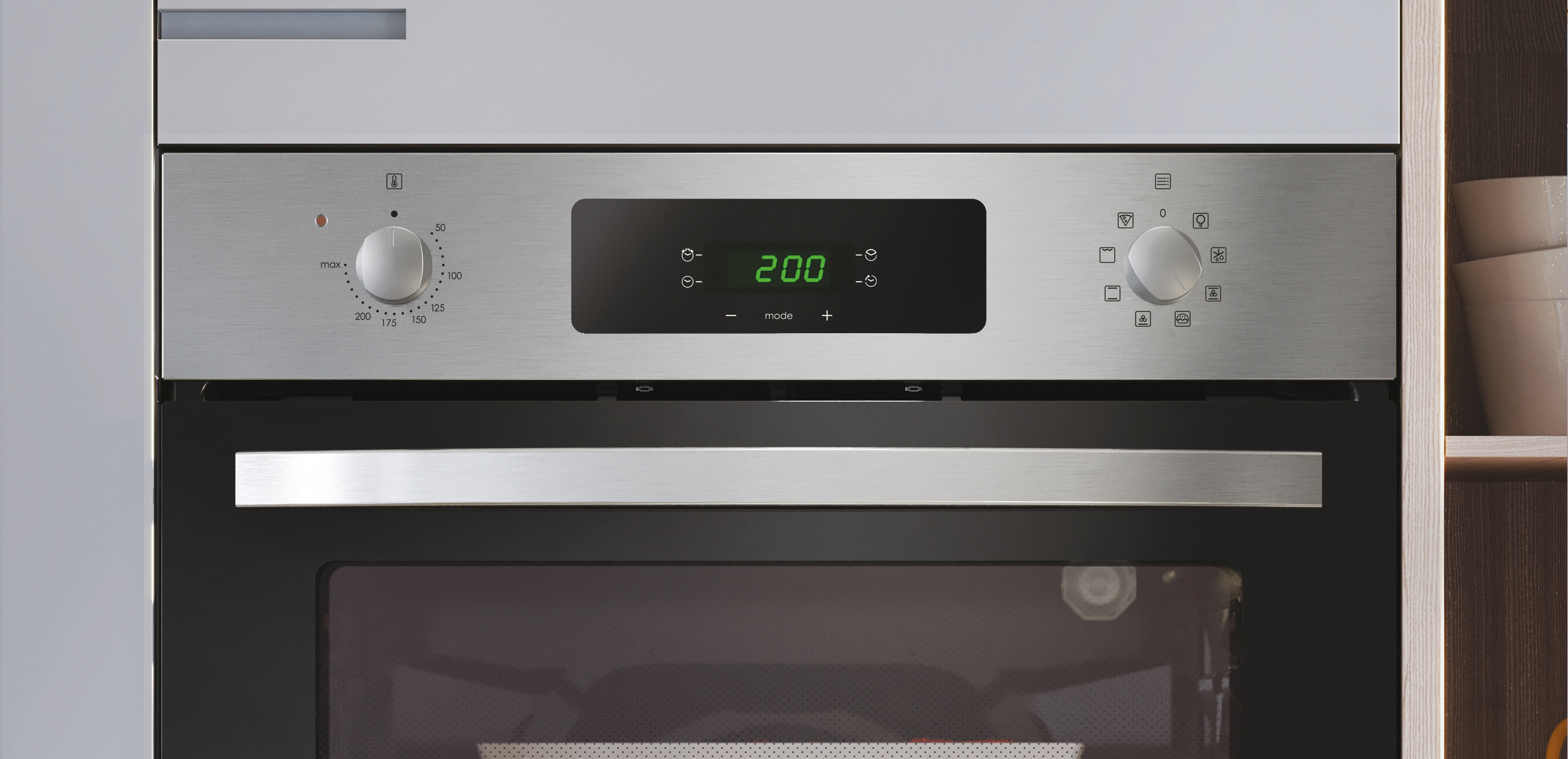 Horno multifunción Candy con 8 funciones - FIDC X605 Inox-5