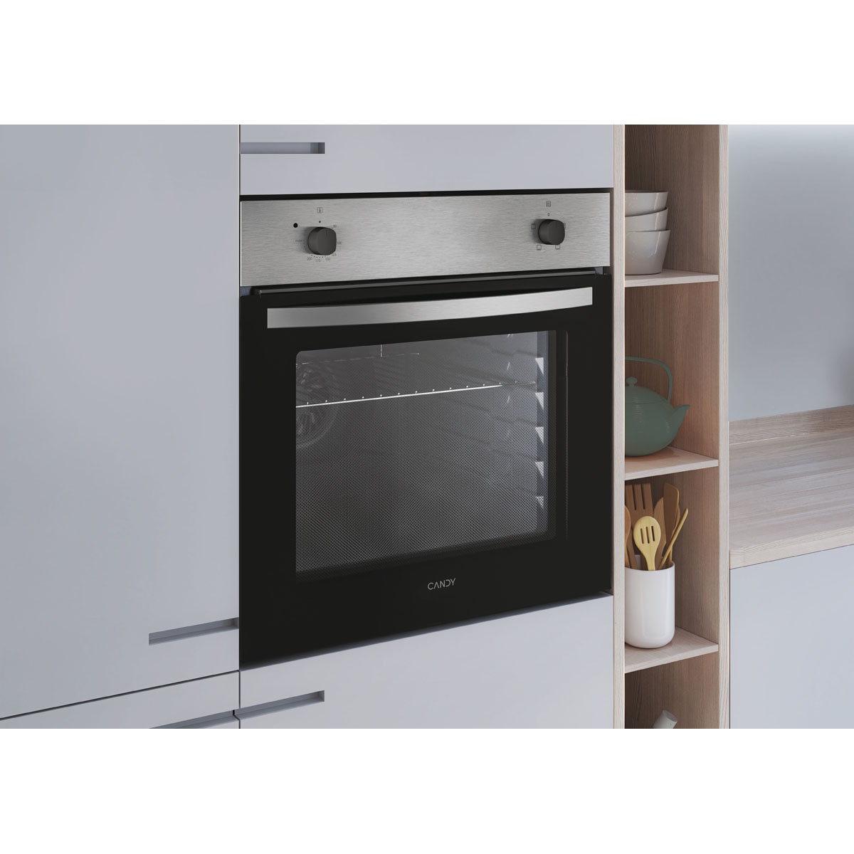 Horno multifunción Candy 70 litros, aqualisis - FIDCP X200 Negro-5