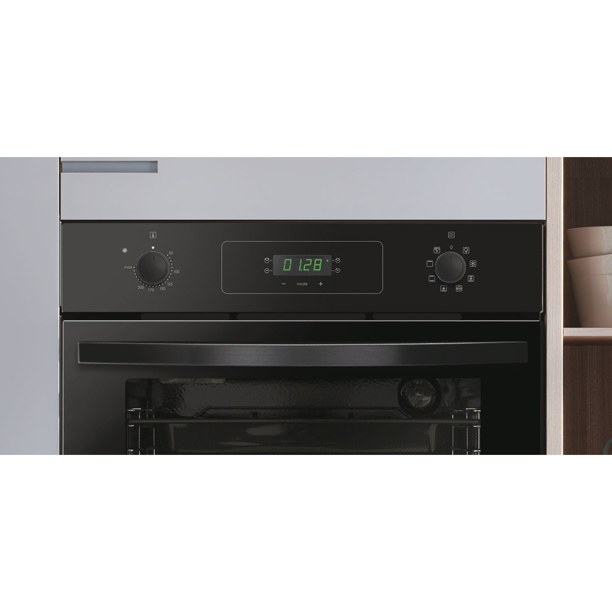 Horno multifunción Candy 65 litros, aqualisis - FIDCP N615 L Negro-3