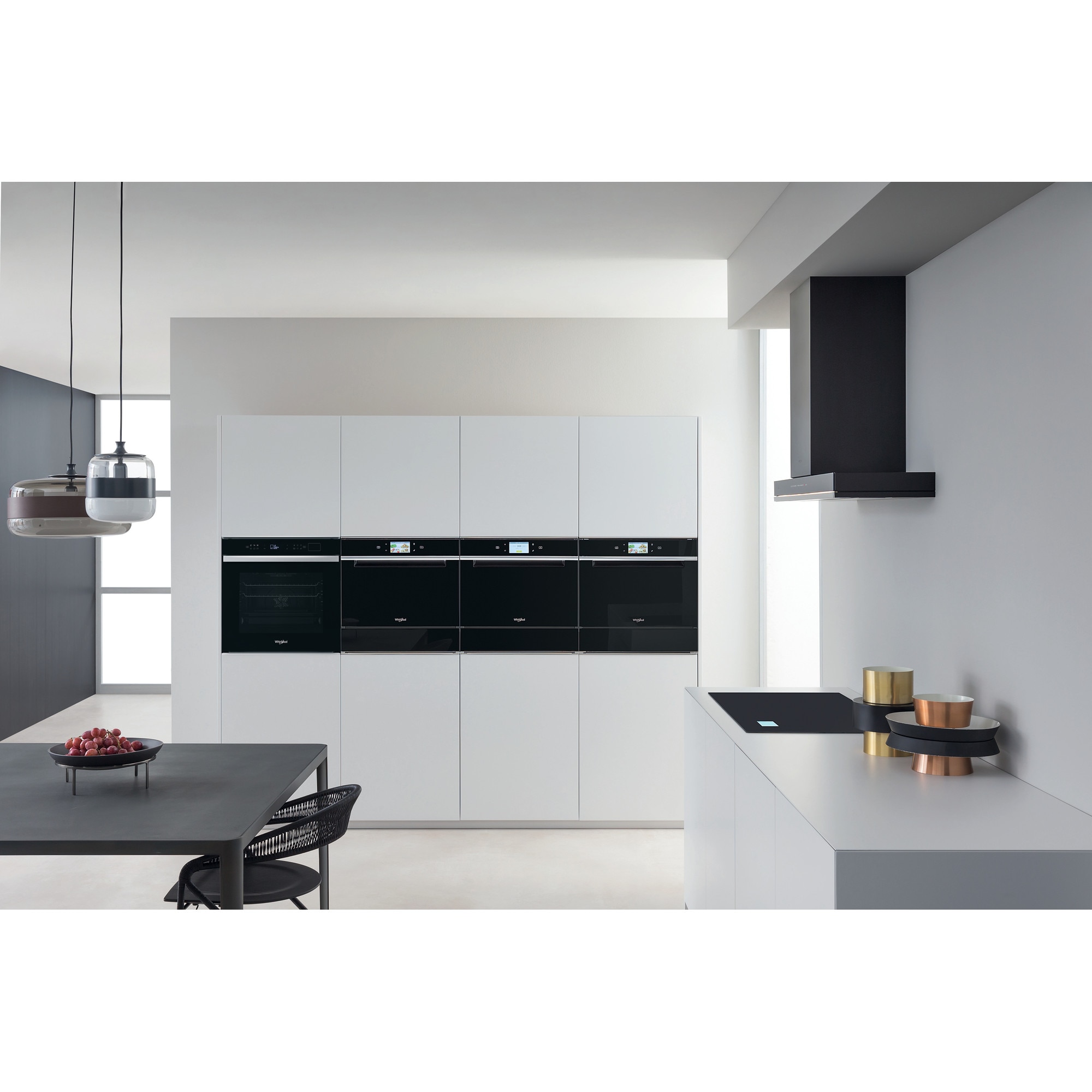 Horno multifunción Whirlpool con sistema de limpieza hidrolítico SmartClean - W6 OS4 4S1 H BL Negro-10