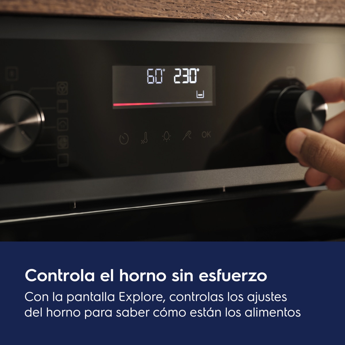 Horno multifunción Electrolux limpieza pirolítica, SurroundCook - EOF6P54TX Inox antihuellas-4