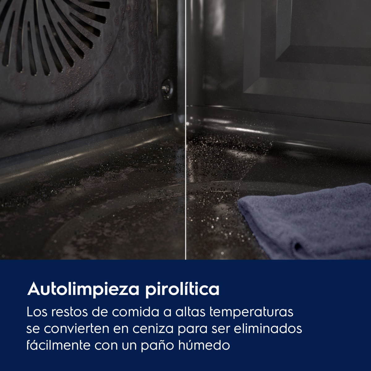 Horno multifunción Electrolux limpieza pirolítica, SurroundCook - EOF6P54TX Inox antihuellas-5