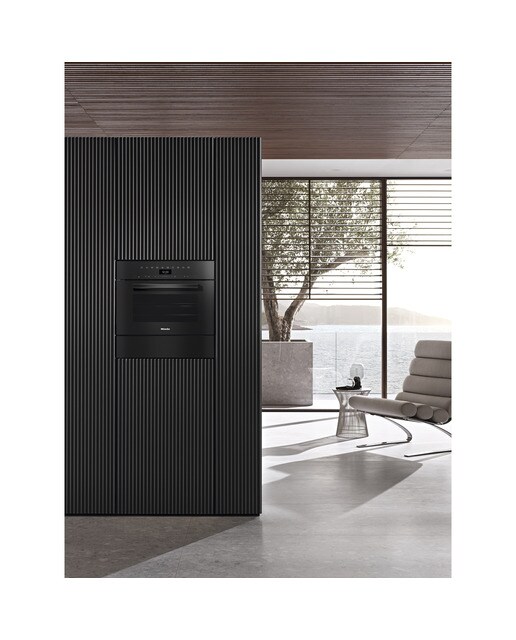 Forno a Vapor Combinado Compacto Miele DGC 7440 HC Pro HydroClean, DirectSensor, DualSteam e BrilliantLight e de 47 Litros - Preto Obsidiana Preto-4