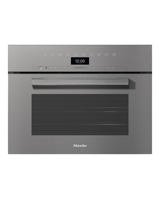 Forno a Vapor Combinado Compacto Miele DGC 7440 HC Pro HydroClean, DirectSensor, DualSteam e PerfectClean e de 47 Litros - Cinza Grafite Cinzento-grafite-1