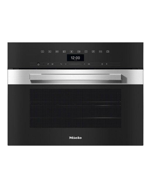 Forno a Vapor Combinado Compacto Miele DGC 7440 HC Pro HydroClean, PerfectClean, DirectSensor, DualSteam e BrilliantLight e de 47 Litros - Aço Inox Inox anti marcas-1