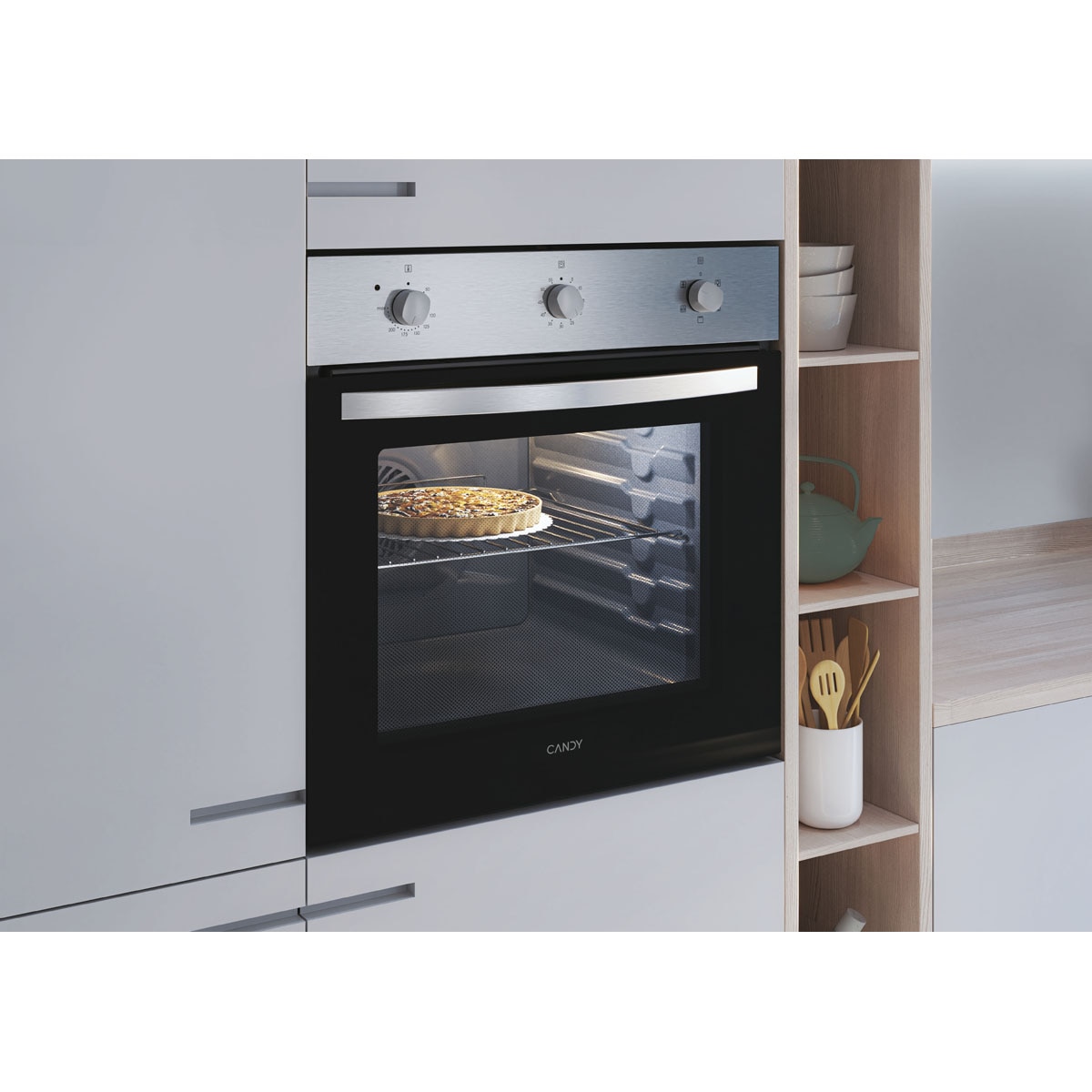 Horno multifunción Candy Idea con 5 funciones - FIDC X502 Inox-9