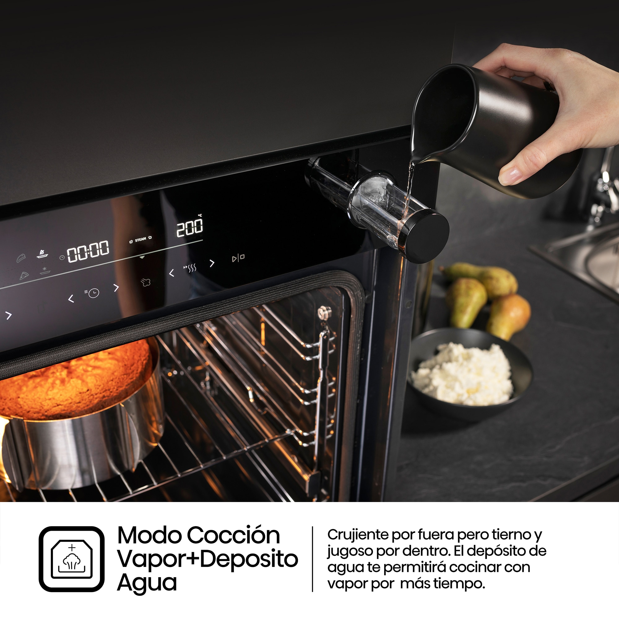 Thumbnail 5 de Hisense BSA66346ADBGWIF horno multifunción vapor