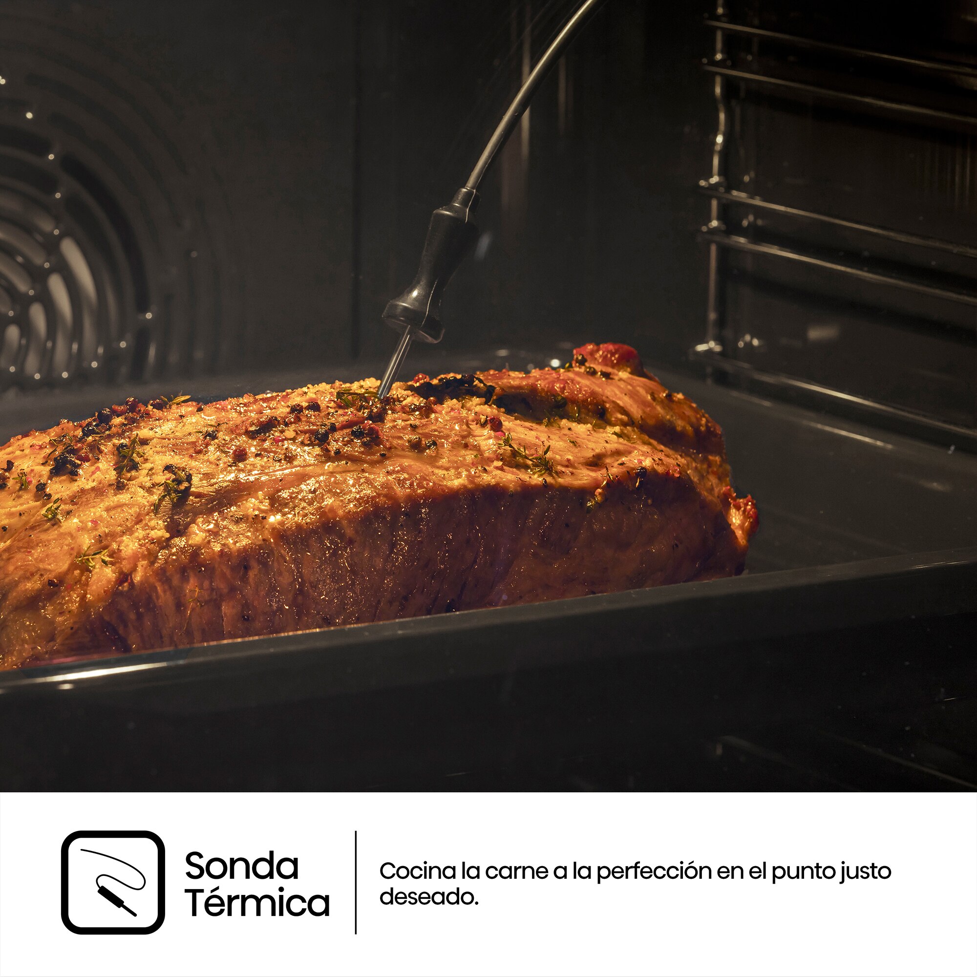 Horno multifunción Hisense con función vapor - BSA66346ADBGWIF Negro-8