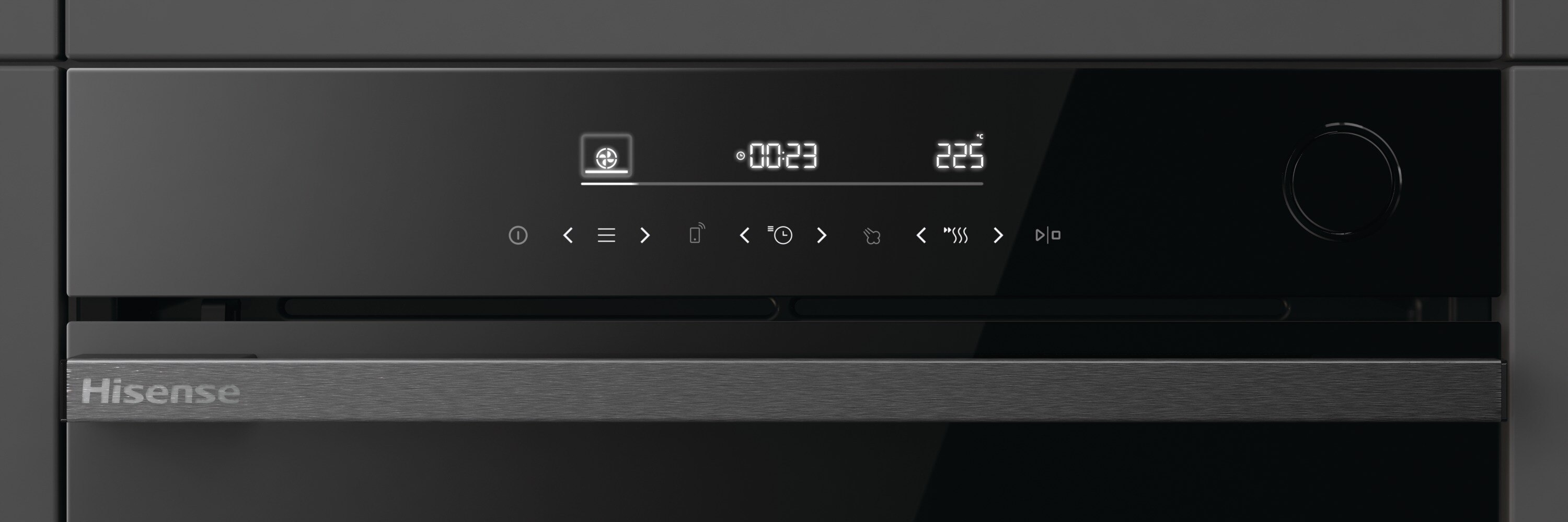 Horno multifunción Hisense Pirolítico - BSA66346PBGWIFI Negro-8