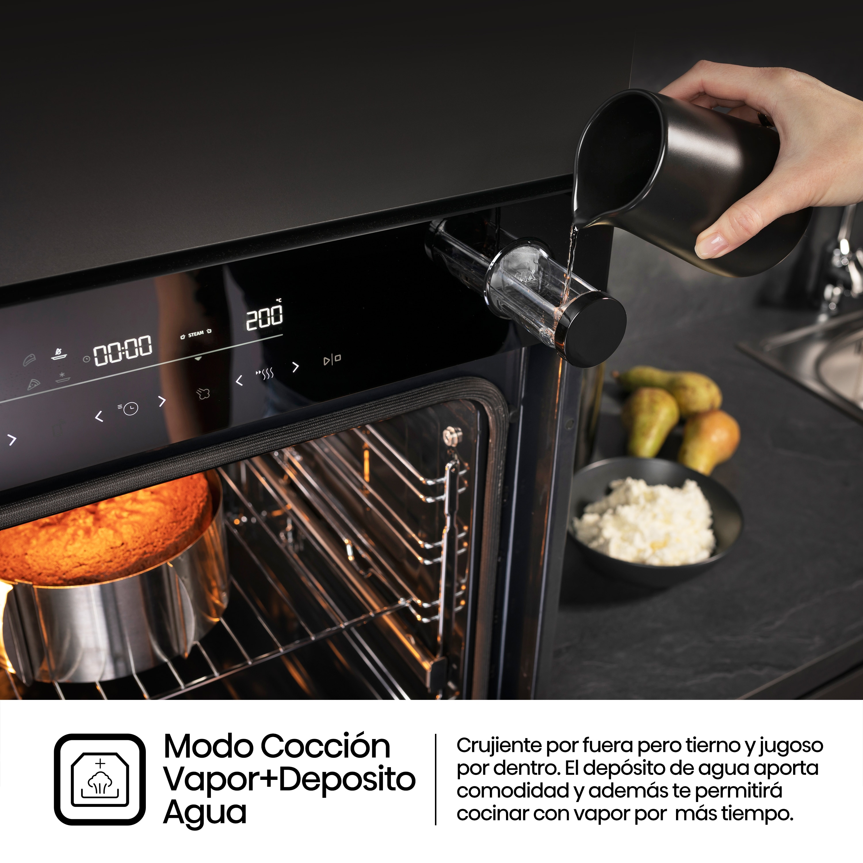 Horno multifunción Hisense Pirolítico - BSA66346PBGWIFI Negro-13