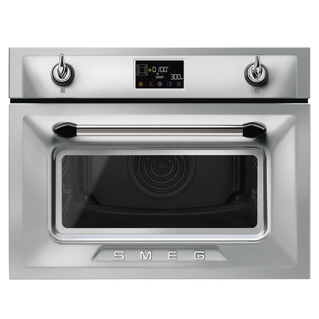 Imagen 0 de Horno compacto con microondas Smeg, Inox - SO4902M1X