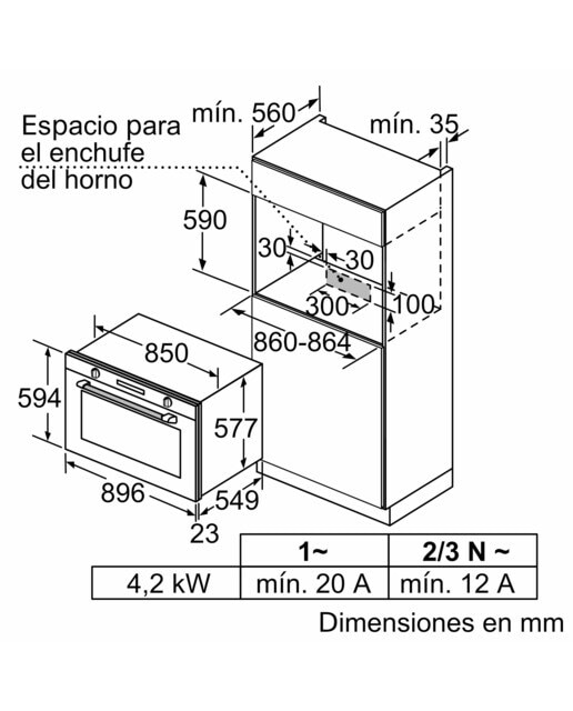 Forno Multifunções Siemens iQ500 VB578D0S0 Pirolítico+Hidrolítico e de 112 Litros - Inox Aço inoxidável-2