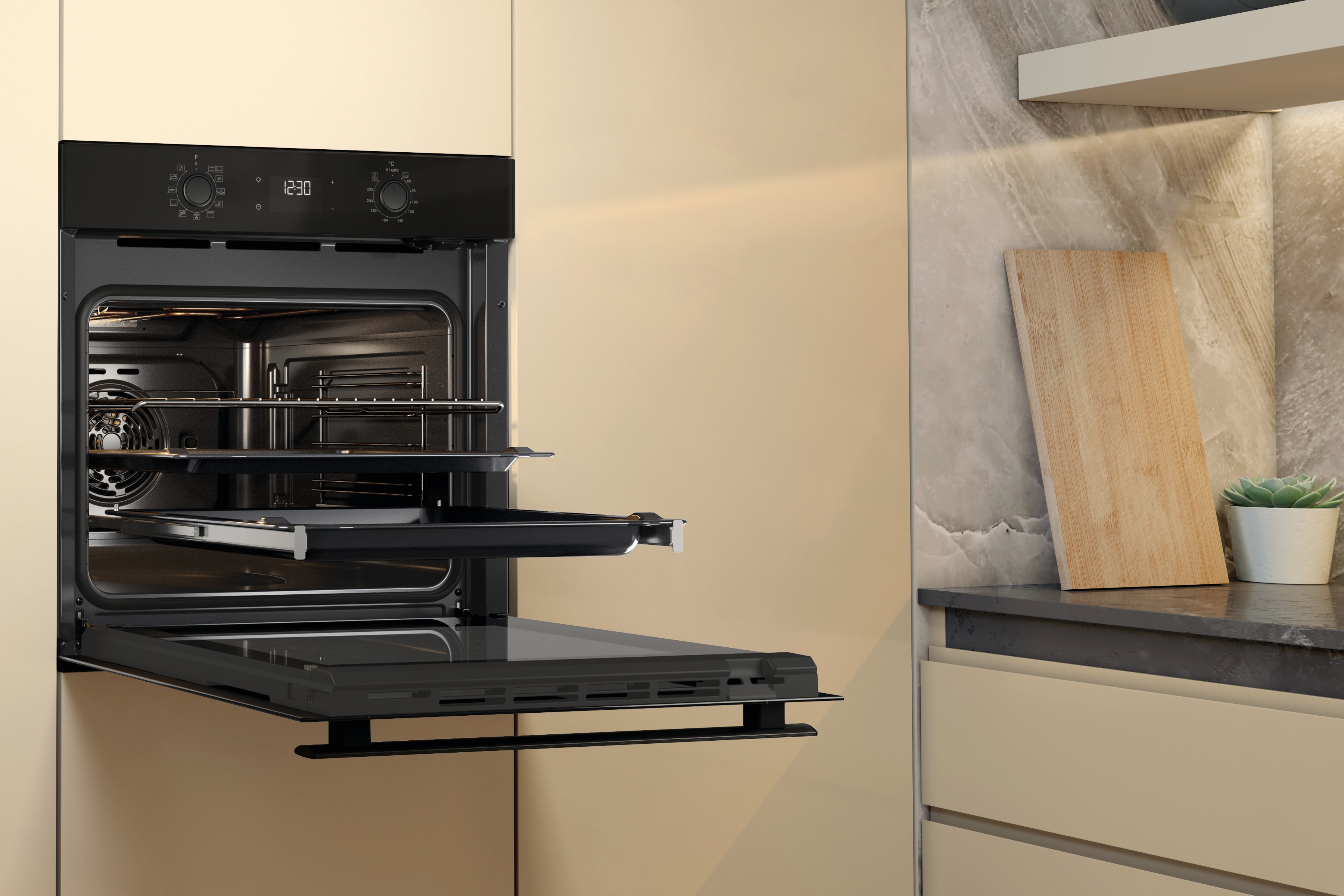Horno multifunción Whirlpool sistema de limpieza Hidrolítico - OMR58HU1B - Inox Inox-6