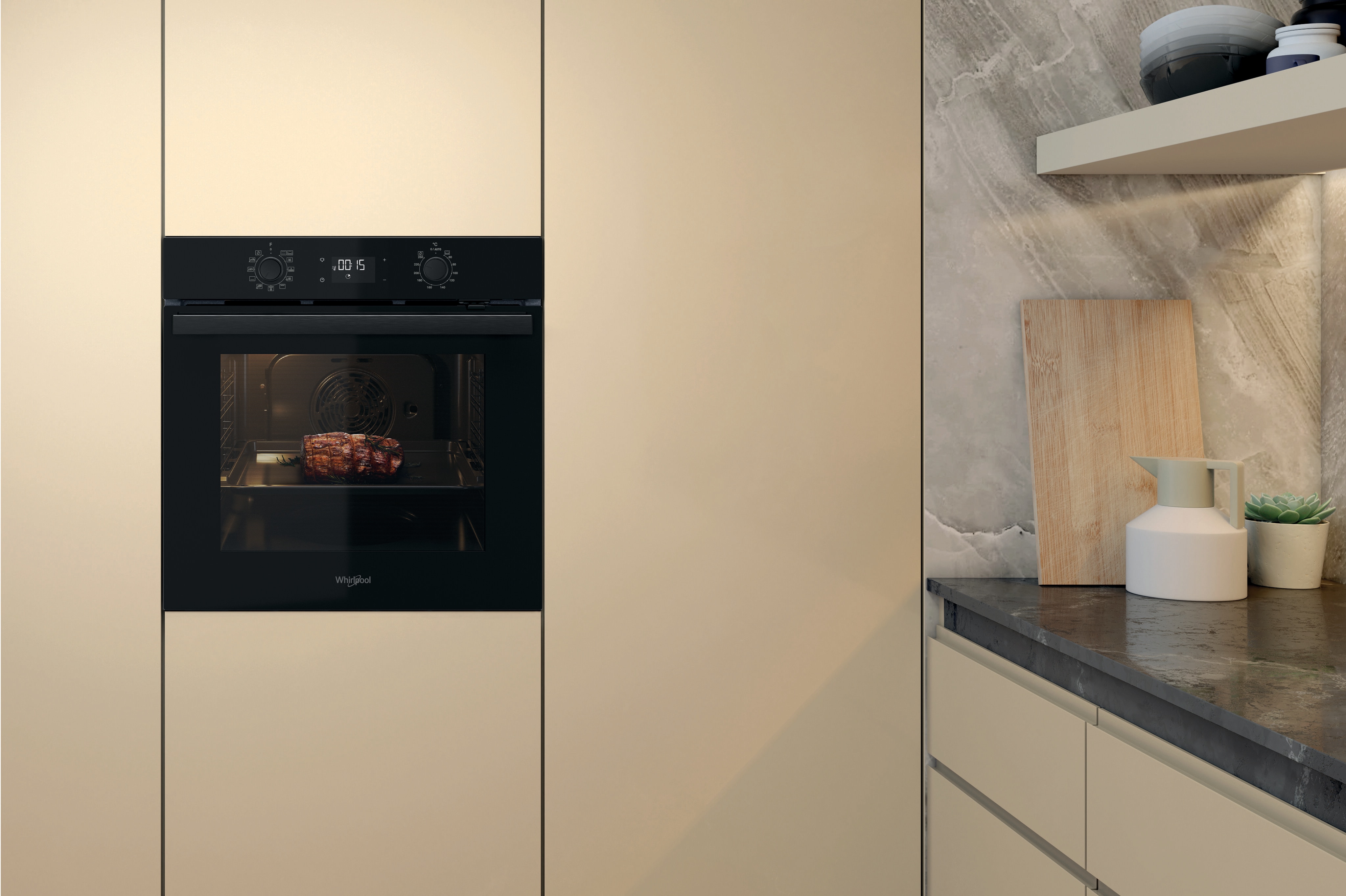 Horno multifunción Whirlpool sistema de limpieza Hidrolítico - OMR58HU1B - Inox Inox-11