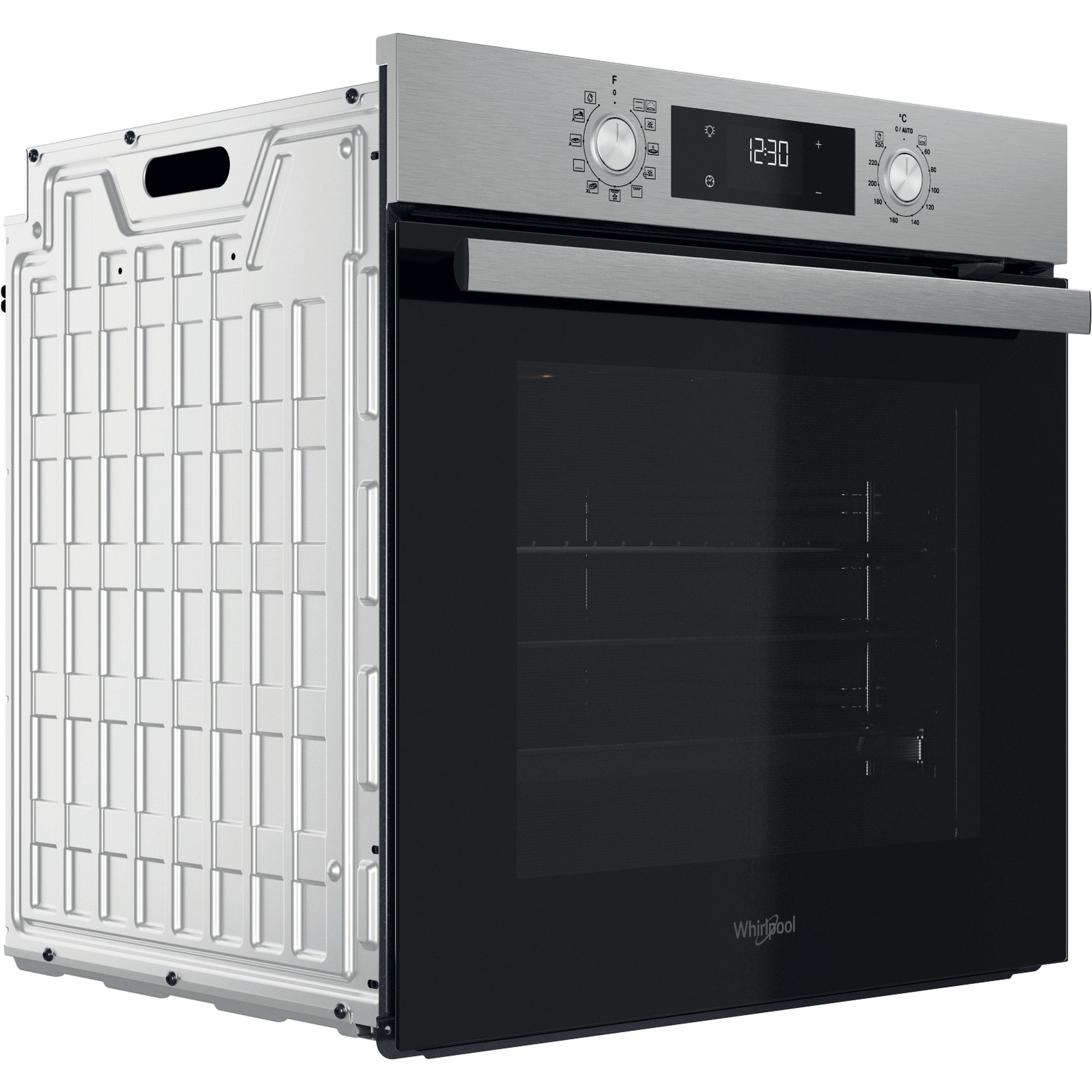 Horno multifuncion Whirlpool hidrolítico SmartClean  - OMR58HU1X Inox-4