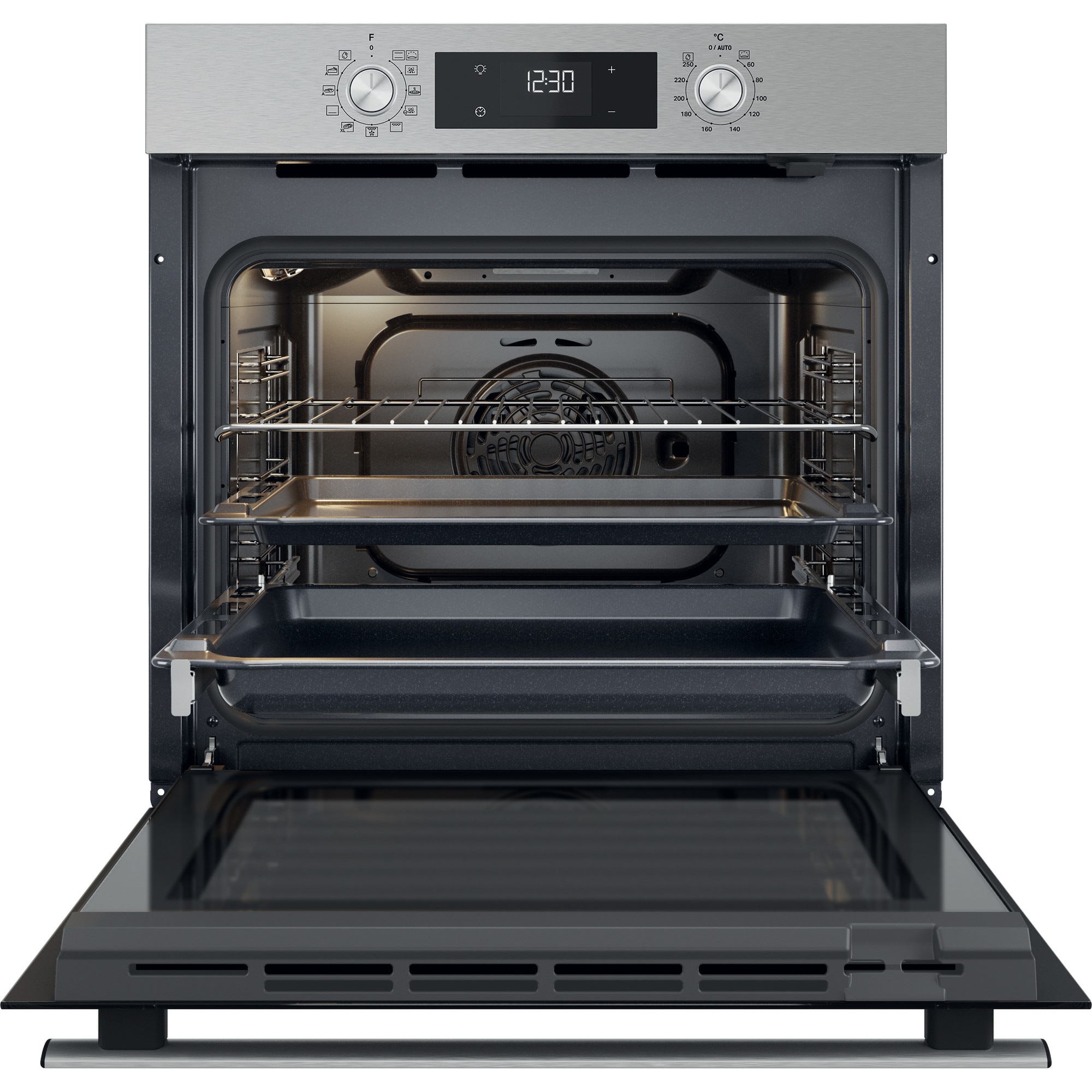 Horno multifuncion Whirlpool hidrolítico SmartClean  - OMR58HU1X Inox-5