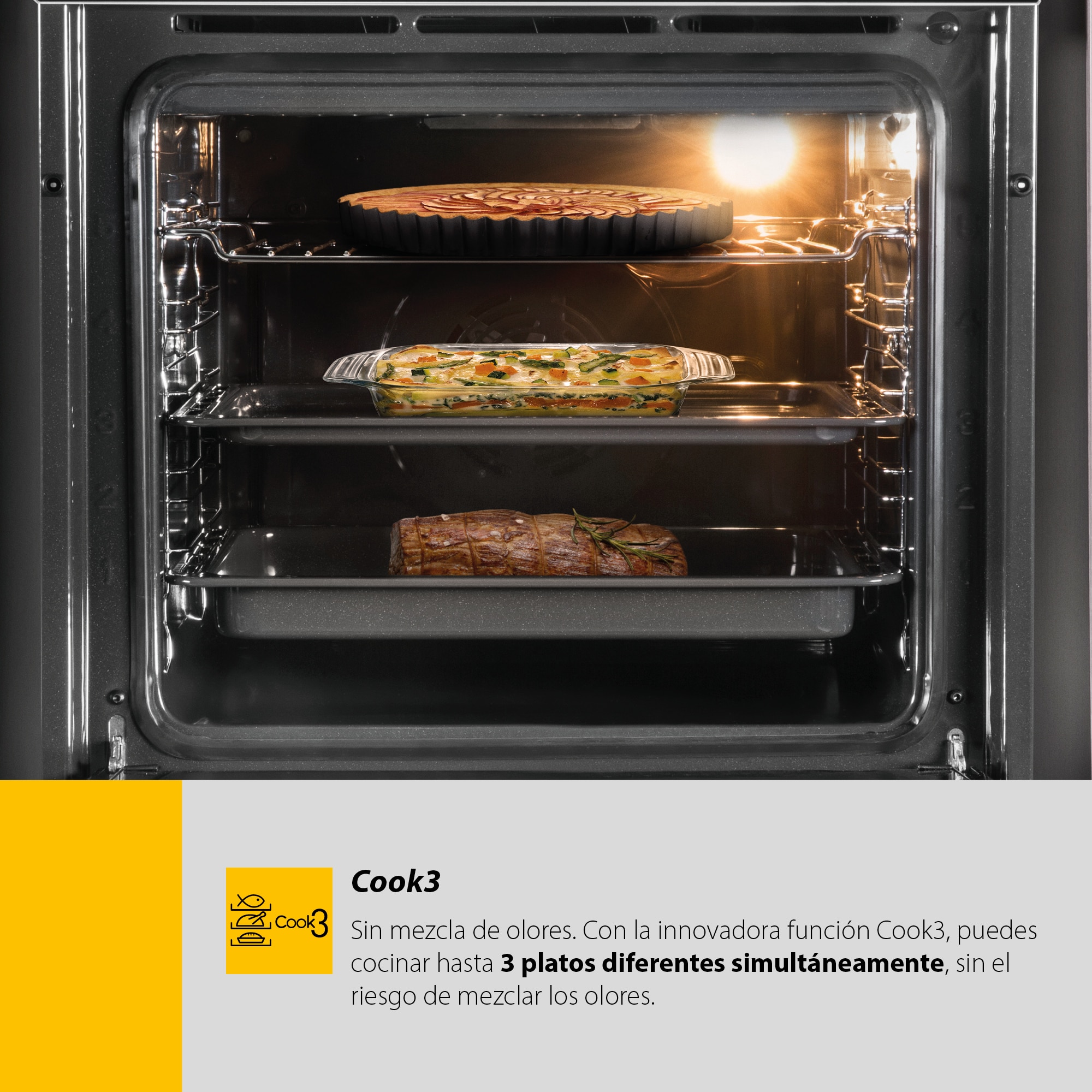 Horno multifuncion Whirlpool hidrolítico SmartClean  - OMR58HU1X Inox-6