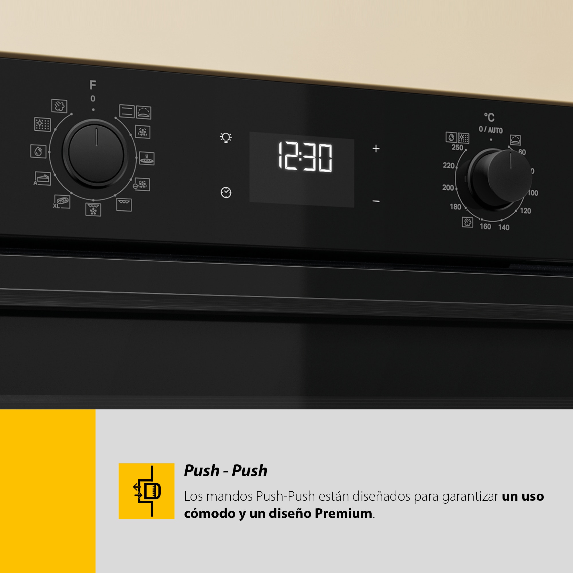 Horno multifuncion Whirlpool hidrolítico SmartClean  - OMR58HU1X Inox-9