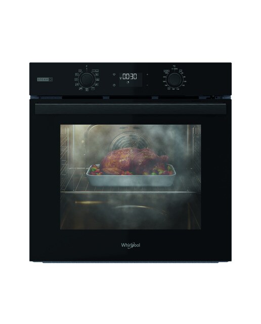 Horno multifunción Whirlpool Tecnología pirolítica + hidrolítica - OMSR58RU1SB Negro-4