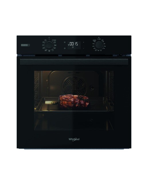 Horno multifunción Whirlpool Tecnología pirolítica + hidrolítica - OMSR58RU1SB Negro-5