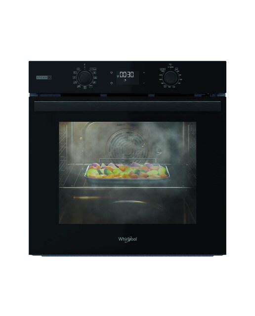 Horno multifunción Whirlpool Tecnología pirolítica + hidrolítica - OMSR58RU1SB Negro-11