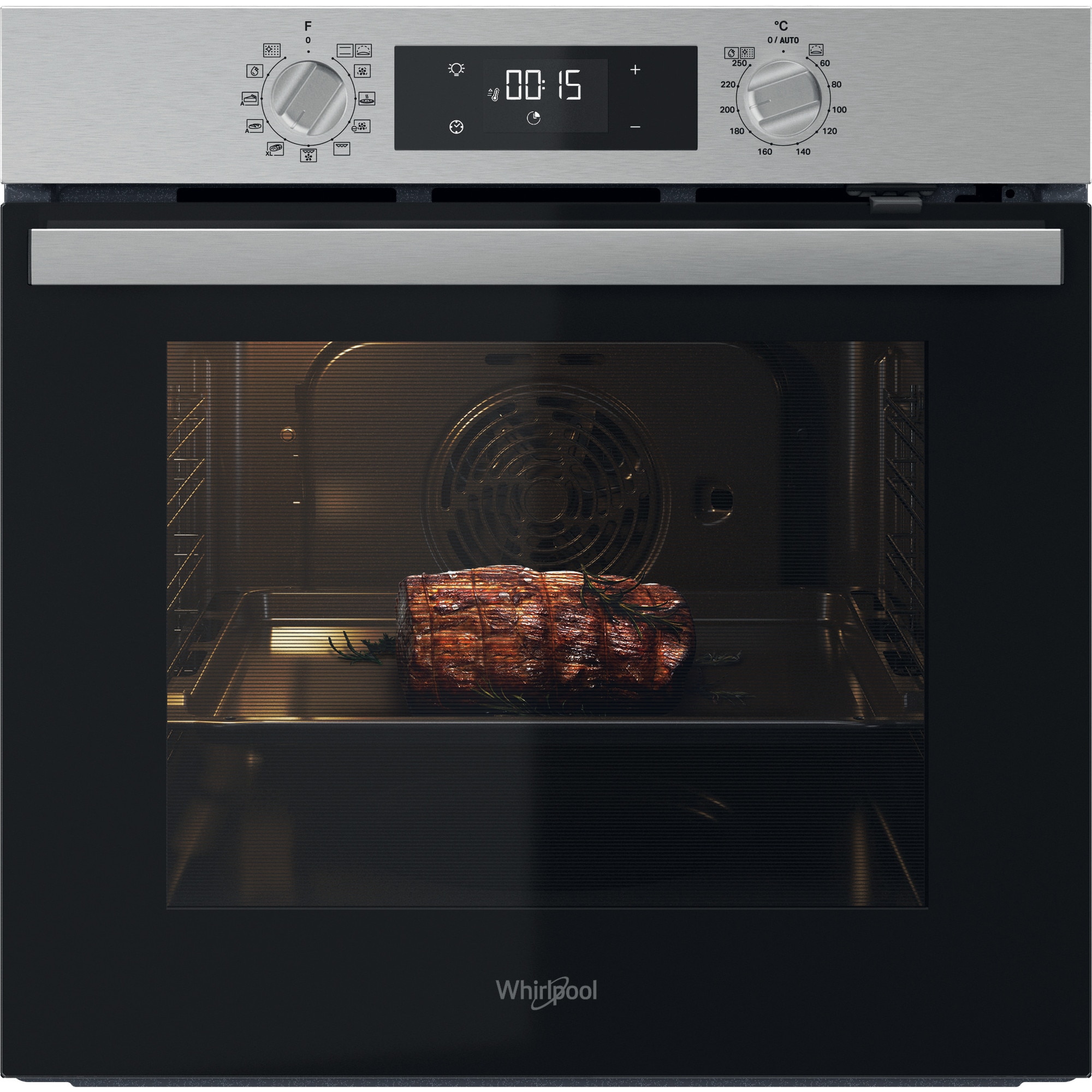 Horno multifunción Whirlpool Tecnología Pirolítico + Hidrolítico- OMR58RR1X Inox-8