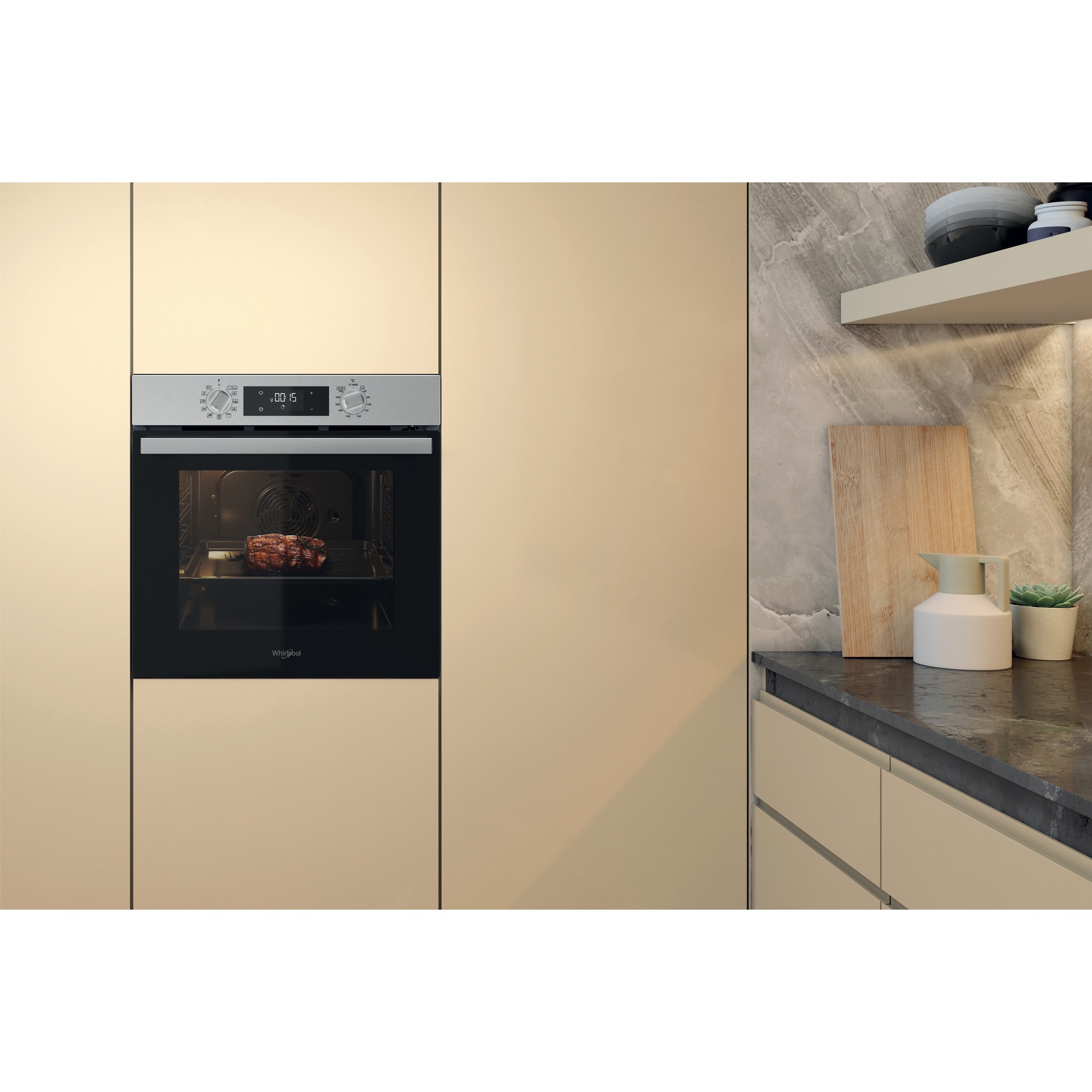 Horno multifunción Whirlpool Tecnología Pirolítico + Hidrolítico- OMR58RR1X Inox-9
