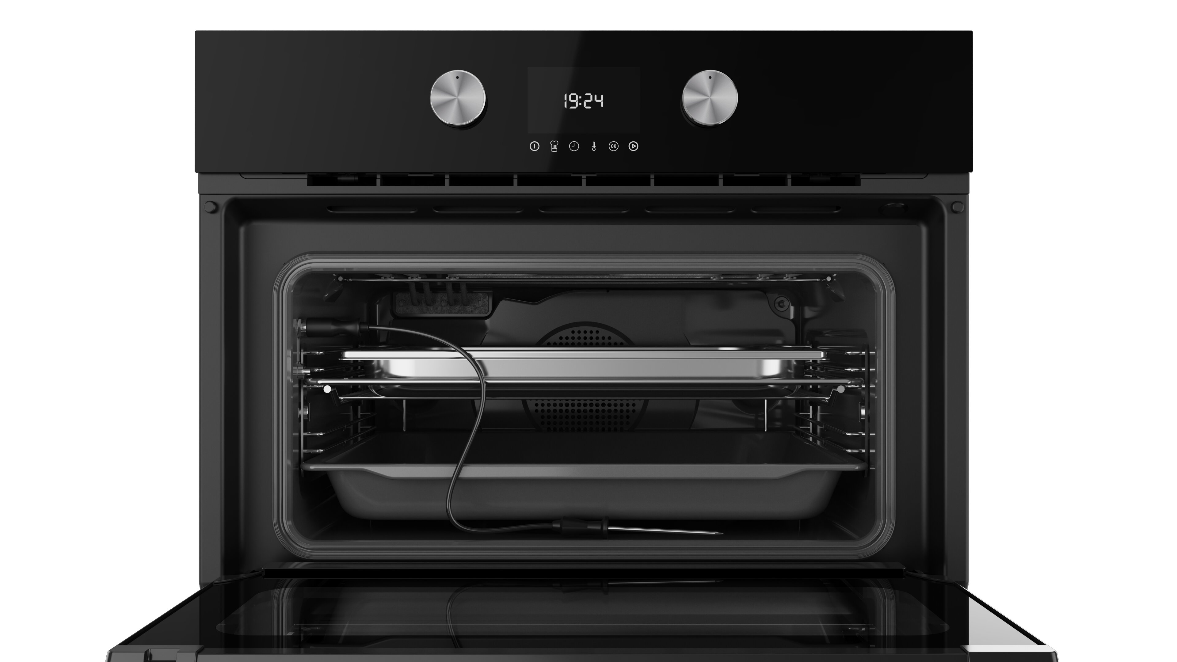 Horno compacto multifunción Teka HydroClean, con 15 funciones - HLC 8470 SC - Negro Negro-6