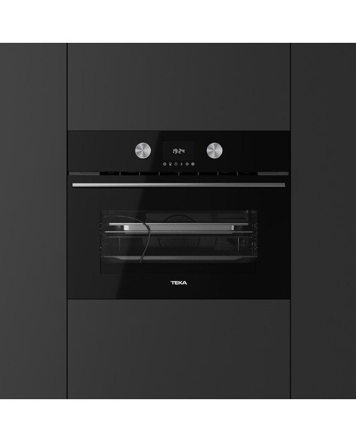 Horno compacto multifunción Teka HydroClean, con 15 funciones - HLC 8470 SC - Negro Negro-7