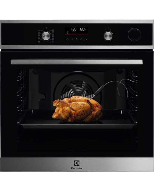 Forno a Vapor Electrolux COP846X1 Série 700 SteamCrisp com Limpeza Pirolítica de 72 Litros - Preto e Inox Preto / Inox-1