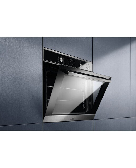 Forno a Vapor Electrolux COP846X1 Série 700 SteamCrisp com Limpeza Pirolítica de 72 Litros - Preto e Inox Preto / Inox-9
