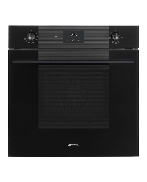 Forno Ventilado Smeg Linea SF6100VB3 Pirolítico e de 70 Litros - Preto Preto-1
