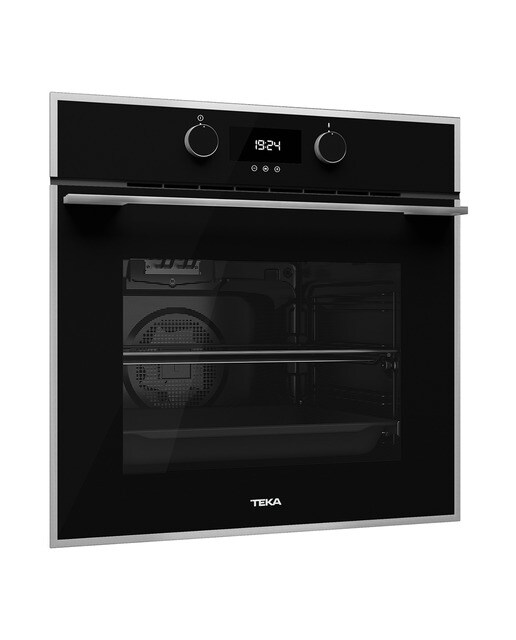 Forno Multifunções Teka HLB 8406 P Função AirFry, SurroundTemp, Dual Clean Pirólise + Hydroclean® PRO e de 70 Litros - Preto Preto-3
