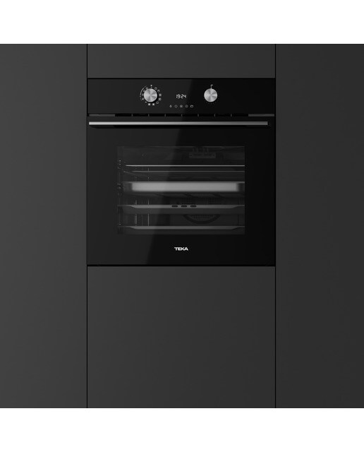 Forno Multifunções Teka HLB 8550NEGRO SurroundTemp de Vapor, Limpeza SteamClean® PRO e de 71 Litros - Vidro Preto Preto-7