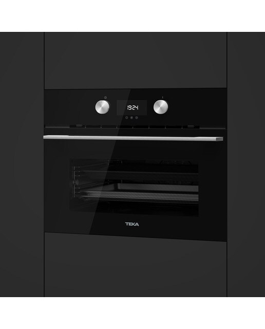 Horno compacto Teka HydroClean, 9 funciones - HLC 8440 NEGRO Cristal negro-4