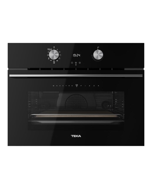 Horno multifunción Teka pirolítico con función pizza 340ºC y piedra cerámica - LC 8510 P Negro-1