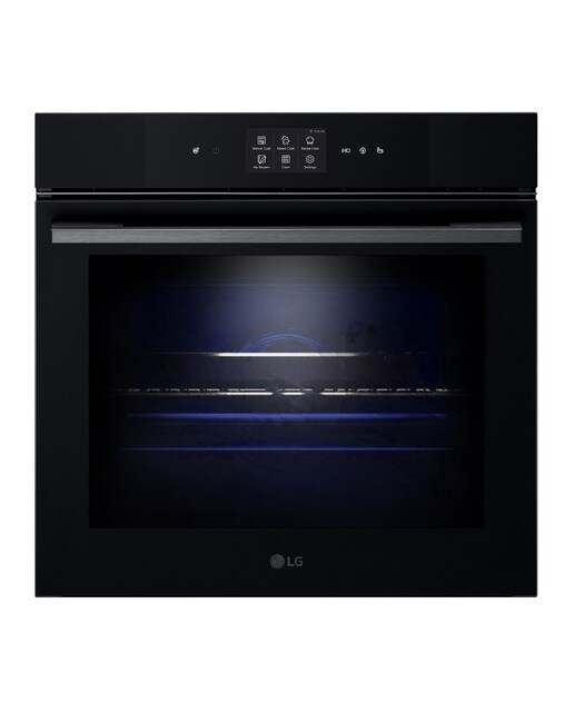 Horno multifunción LG 76l, display LCD, Instaview, funciones de cocina vapor y freidora de aire - WSED7667M Negro mate-1
