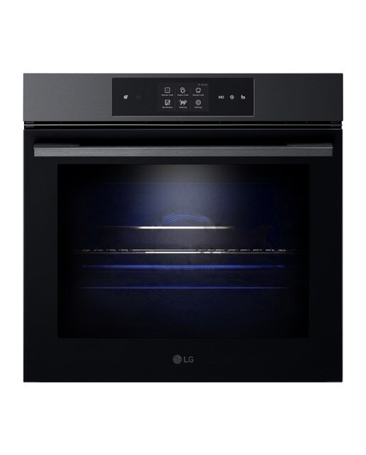 LG - Horno multifunción LG pirolítico, 76 l, display LCD función Instaview, cocina vapor, freidora de aire - WSED7665B.
