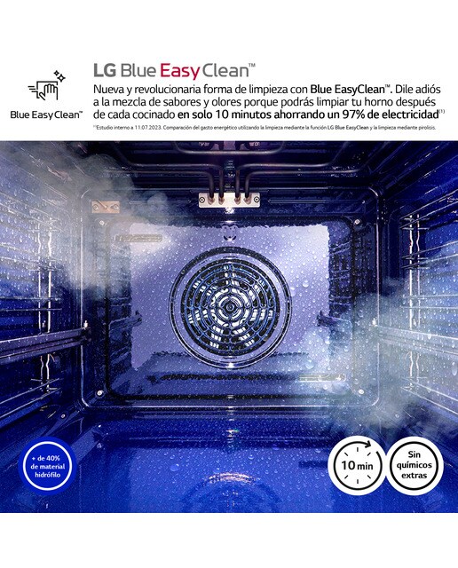 Horno multifunción LG pirolítico, 76 l, display LCD con mando giratorio, función Instaview - WSED7612S Acero Inox-3