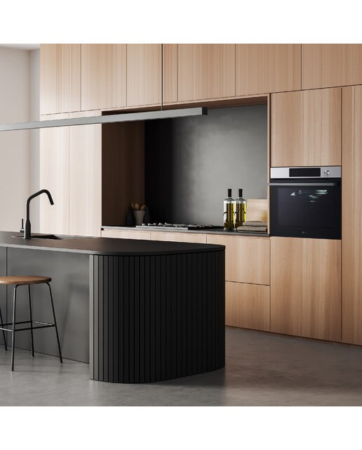 Horno multifunción LG pirolítico, 76 l, display LCD con mando giratorio, función Instaview - WSED7612S Acero Inox-10