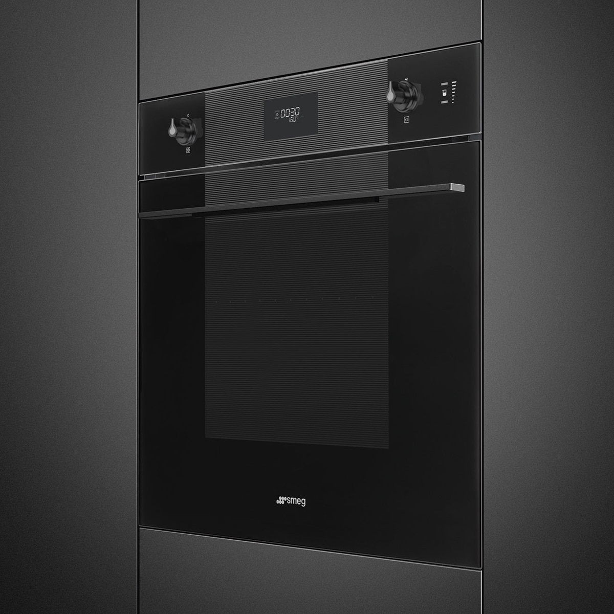 Horno multifunción Smeg, 68 litros, Pirólisis - SOP6401S2B Negro-9