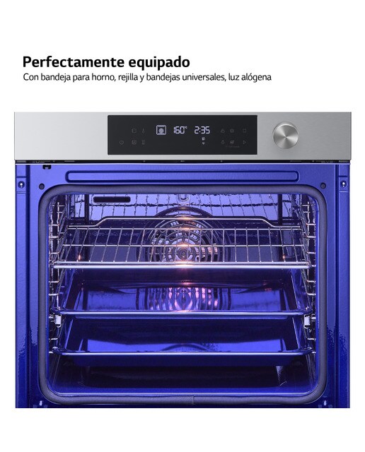 Imagen 4 de Horno multifunción LG Pirolisis, 76 l, función Instaview - WSED7613S - Inox Inox