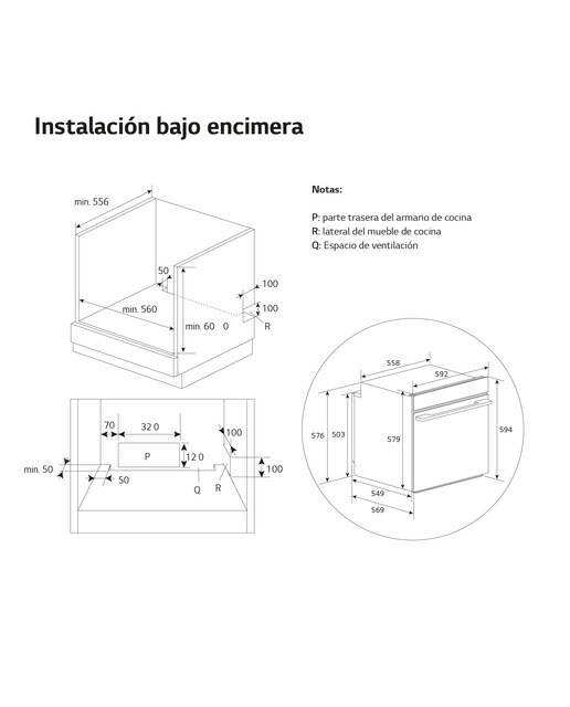 Imagen 9 de Horno multifunción LG Pirolisis, 76 l, función Instaview - WSED7613S - Inox Inox
